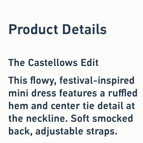 HOLLISTER Blue Floral Babydoll Mini Dress New Small Tall Msrp $50 - Picture 4 of 16